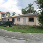 West side of roof with new plywood and felt underlayment