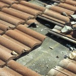 Additional broken roof tiles to be replaced