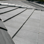 Installed Belair Sierra Madre flat cement roof tile