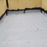 New flat roof finished