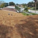 New shingle roof finished