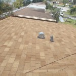 New shingle roof finished