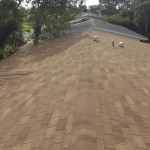 New shingle roof finished