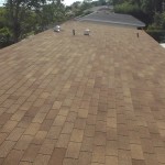New shingle roof finished