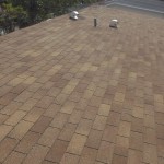 New shingle roof finished