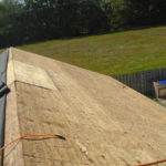 Decking repairs after shingle removal