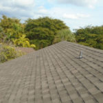 Photo of completed roof with architectural shingle installed