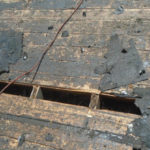 Sheathing repairs after removal of old roof