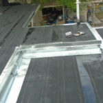 Flat roof paper installation