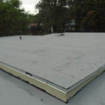 Final photo of completed flat roof in North Miami