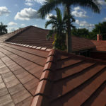 After photo of installed Flat Cement Roof Tile