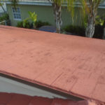 Original Flat Tile Roof & Flat Roof prior to removal