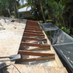 Decking repairs after tile roof removal