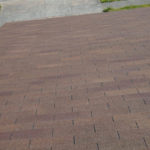 After photo of new asphalt roof shingles in Hialeah