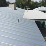 Standing seam roof made of galvalume