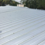 Standing seam roof made of galvalume