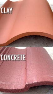 Comparing clay roof tiles and concrete roof tiles
